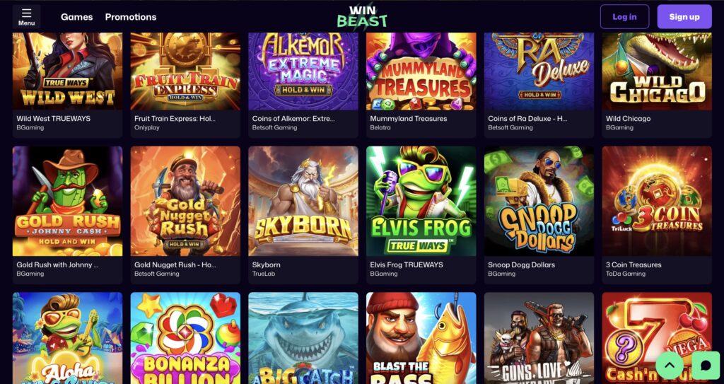 Win Beast - #3 Rated Credit Card Casino